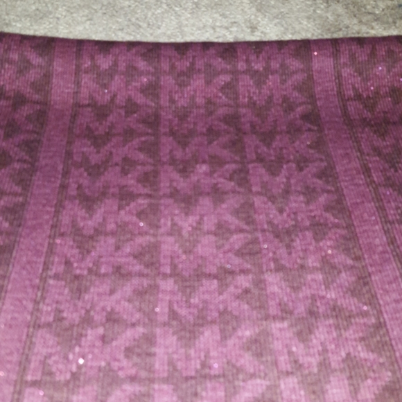 Michael Kors New Purple scarf with sparkle accents